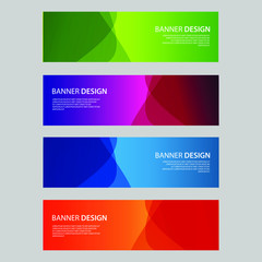 Vector Abstract design banner web template