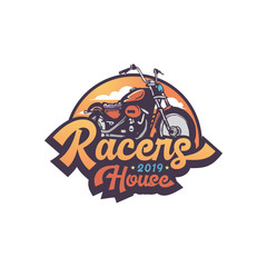 vintage garage badges labels, emblems and logo