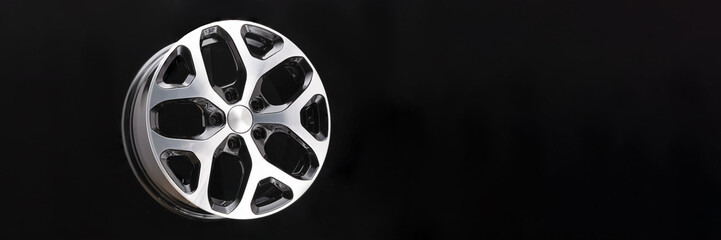 car cast aluminum alloy wheels, black silver with polished front, very beautiful and modern,...