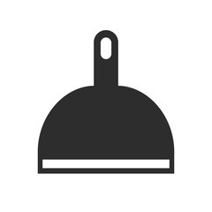 Dustpan simple vector icon