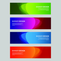 Vector Abstract design banner web template