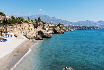 Strand bei Nerja in Andalusien