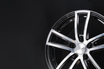 car cast aluminum alloy wheels, black silver with polished front, very beautiful and modern,...