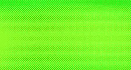Bright green and yellow pop art retro background with halftone in comic style for sale, vector illustration eps10