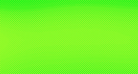 Bright green and yellow pop art retro background with halftone in comic style for sale, vector illustration eps10