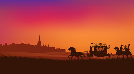 39 883 Fairy Tale Silhouette Wall Murals Canvas Prints Stickers Wallsheaven