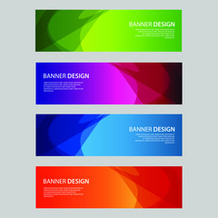 Obraz premium Vector Abstract design banner web template