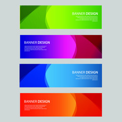 Obraz premium Vector Abstract design banner web template