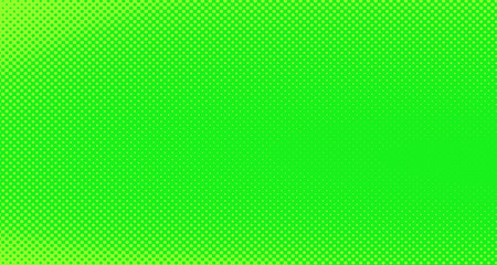 Bright green and yellow pop art retro background with halftone in comic style for sale, vector illustration eps10