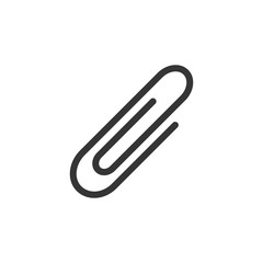 Paper Clip Icon Vector Illustration 