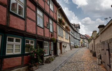 Fototapeta na wymiar Quedlinburg - a nice town i Germany