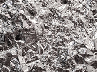 Abstract of aluminum foil texture background for design. Metallic foil paper background.