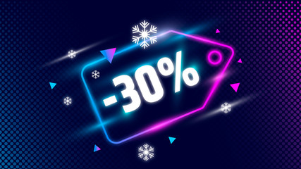 Background sale banner design template for social media marketing. Black Friday. Cyber Monday. Promotion offers. -30%.
