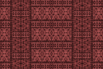 Colored pattern of an ethnic fabric 