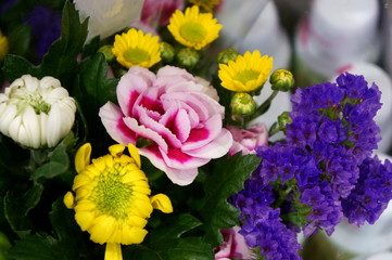 Obraz na płótnie Canvas Chrysanthemum and other flower bouquets