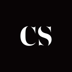 CS Logo Letter Initial Logo Designs Template