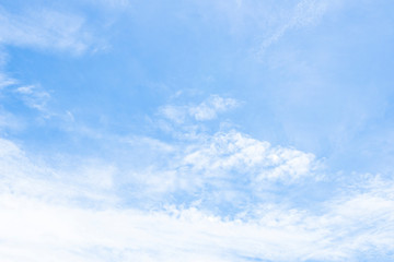 Blue sky with natural white clouds landscape- Image