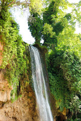 Edessa waterfall in the forest, Greece