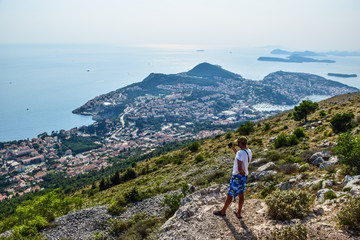 Fototapeta na wymiar The Dubrovnik cityscape.