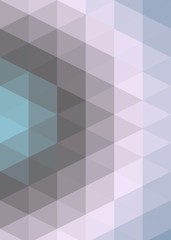 gray Color Abstract trianglify Generative Art background illustration
