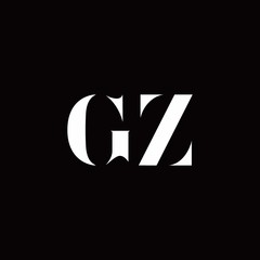 GZ Logo Letter Initial Logo Designs Template