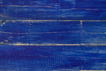 Blue painted wood texture background
