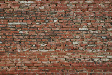 Red brick wall texture grunge background