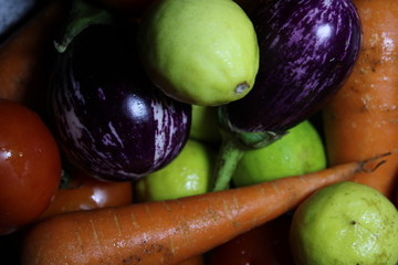 Farm fresh vegetables.