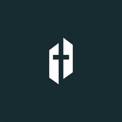 church logo design vector