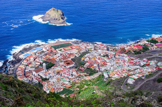Garachico town on Tenerife, Spain