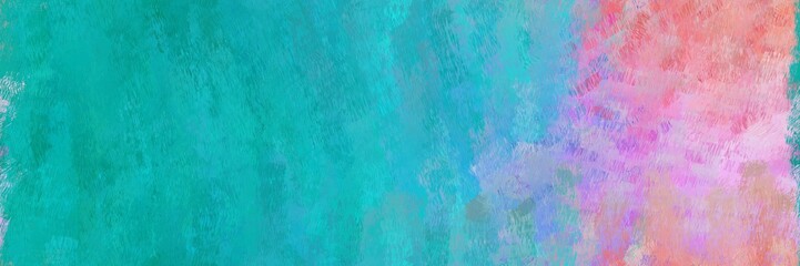 abstract seamless pattern brush painted design with light sea green, pastel violet and corn flower blue color. can be used as wallpaper, texture or fabric fashion printing