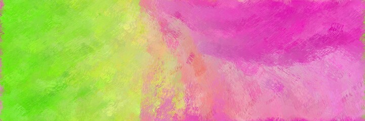Fototapeta na wymiar background pattern. grunge abstract background with pastel magenta, pale violet red and yellow green color. can be used as wallpaper, texture or fabric fashion printing