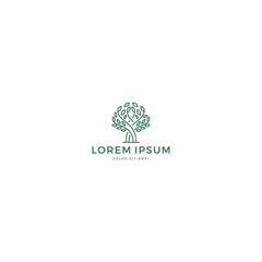 tree logo design vector