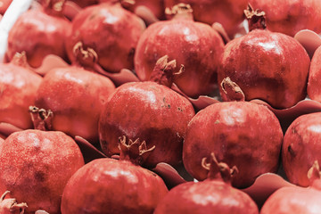 Pomegranates at the Market
