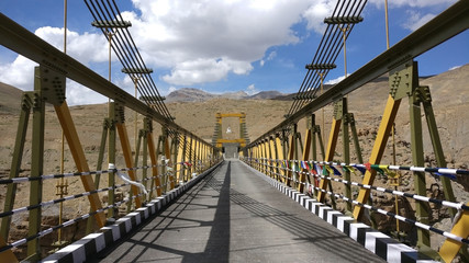 Bridge up in the Himalayas