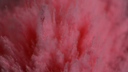 Obraz premium Explosion of pink powdered paint