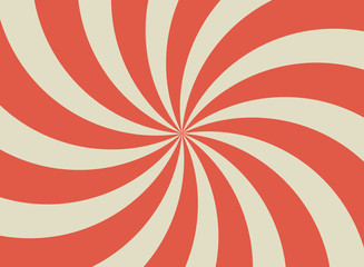 Sunlight retro faded grunge background. red and beige color burst background.