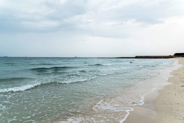 Dramatic Cloudy Sky for Thunderstorm, Cloudscape Over Arabian Sea.
