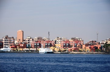 Fototapeta na wymiar Marina de Hurghada (Égypte)