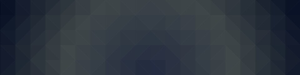 Obraz premium Black Color Abstract trianglify Generative Art background illustration