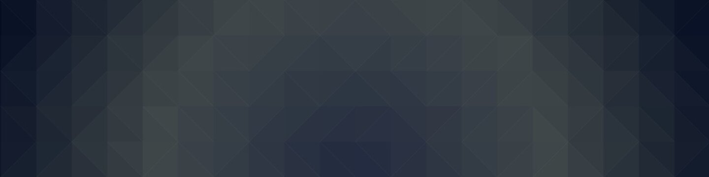Black Color Abstract trianglify Generative Art background illustration