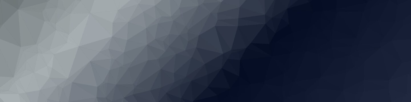 Black Color Abstract trianglify Generative Art background illustration