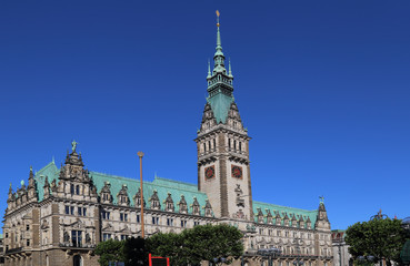 Obraz premium City Hall of Hamburg, Germany