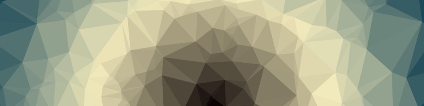 Blue Color Abstract trianglify Generative Art background illustration