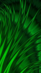 Artfully 3D rendering fractal, fanciful abstract illustration and colorful designed pattern