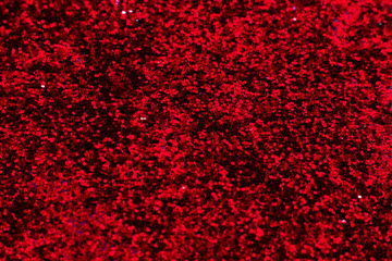 red glitter christmas abstract background