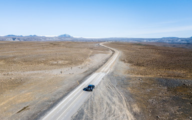 Interior islandzki, droga w interiorze, Islandia © Marcin Mularczyk