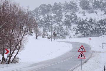 road in the mountains