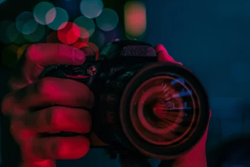 Close up abstract shot of photographer taking a picture © Lance