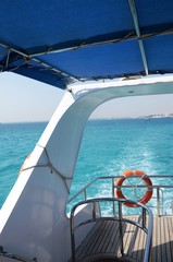 Obraz premium Croisière en Mer Rouge au large de Hurghada (Égypte)